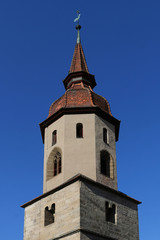 Fototapeta na wymiar Johanneskirche in Feuchtwangen, Bayern, Deutschland
