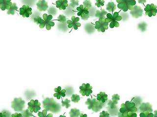 Saint Patricks day frame. EPS 10 vector