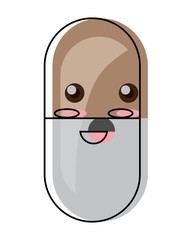 kawaii pill icon image