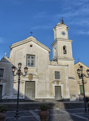 Fototapeta na wymiar Church St. Mary, from Massa Lubrense, Italy