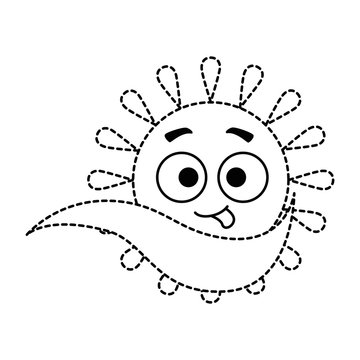 summer sun crazy kawaii character