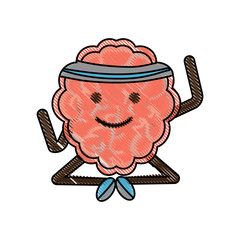 kawaii brain icon