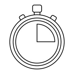 stopwatch or chronometer time icon image vector illustration design 