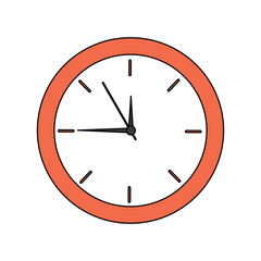 clock time icon image vector illustration design 