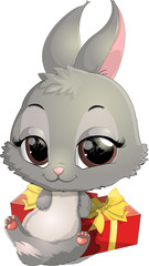 Cute rabbit cartoon