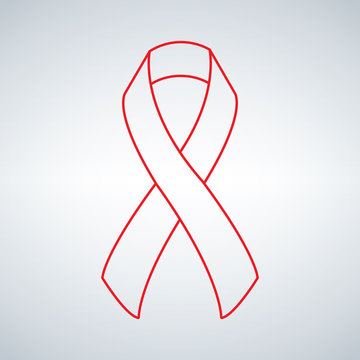 Cancer Ribbon Outline Images – Browse 4,574 Stock Photos, Vectors