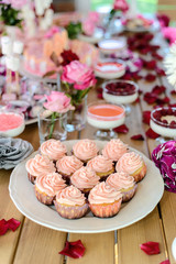 a plate of delicious muffins