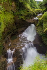 Fototapeta na wymiar Davis Falls is a waterfall located at Pokhara in Kaski District.