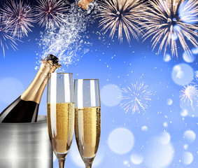 Champagner zum Fest