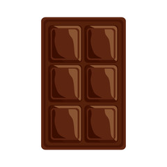 chocolate bar icon image vector illustration design 