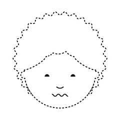 cartoon man face icon