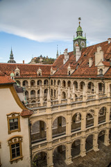 Fototapeta na wymiar Sehenswürdigkeiten von Graz: Landhaus mit Arkadenhof