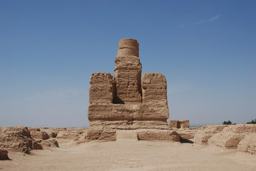 Jiaohe ruins near Turpan