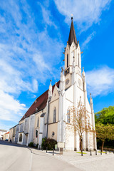 Fototapeta na wymiar Stadtpfarrkirche Church in Melk