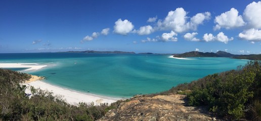 Whitsunday Islands in Australia - with Whitehaven Beach