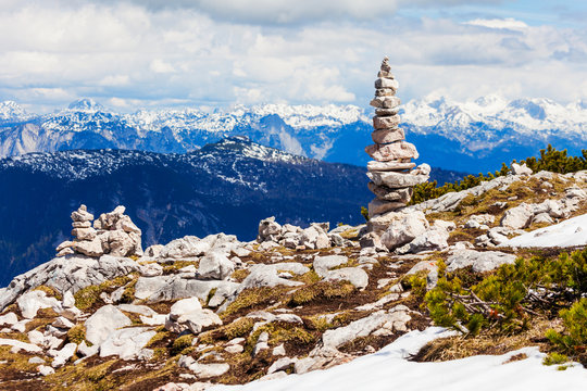 Dachstein Mountains In Austria