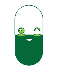 kawaii pill icon image