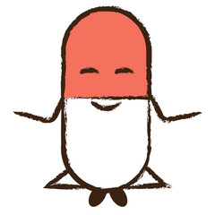 kawaii pill icon
