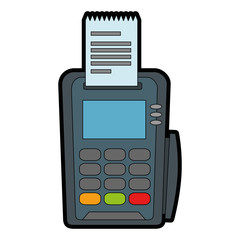 voucher machine isolated icon