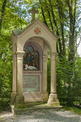 Fototapeta na wymiar Christlicher Kreuzgang - Gedenkstätte