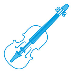 Violin music instrument icon vector illustration graphic design