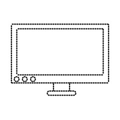 Pc screen technology icon vector illustration graphic design