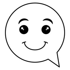 Fototapeta premium speech bubble isolated icon