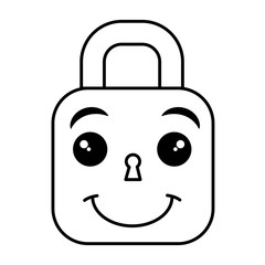 safe secure padlock icon