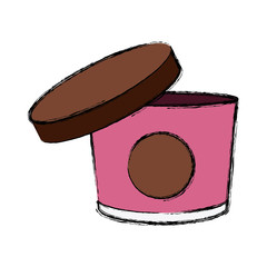 ice cream bottle icon vector illustration graphic design