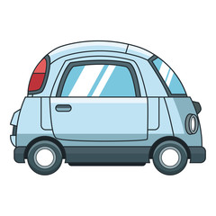 Small car vehicle icon vector illustration graphic design
