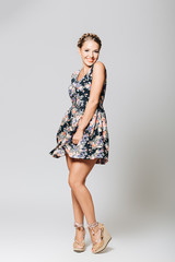 Fototapeta premium Cochete girl posing