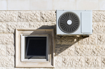 Air conditioner compressor unit and window