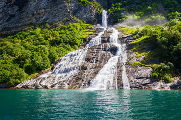 Geiranger at Geirangerfjord, Norway