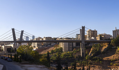 Abdoun bridge at day time