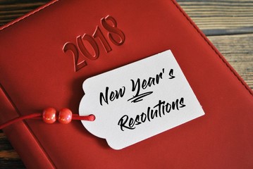 New year's resolutions - obrazy, fototapety, plakaty