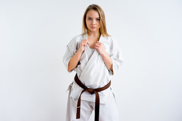 Karate girl training © Nichizhenova Elena