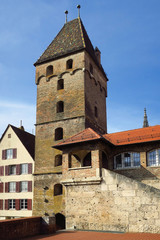 Fototapeta na wymiar Metzgerturm in Ulm, Baden Württemberg, Deutschland