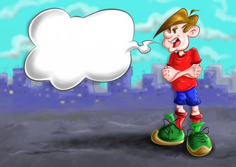 cartoon boy