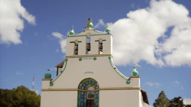 colonial chamula town view San Juan Chamula Church
