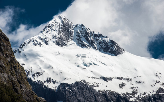 Snow Capped Mountain, New Zealand