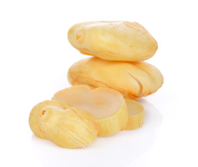 Asian Palmyra palm, Toddy palm, Sugar palm isolated on white background.