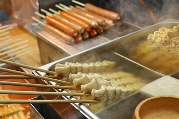 korean street food of fish cake