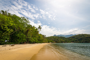 Beautiful Beach in Ilha Grande Island, in Brazil