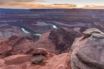Deadhorse Point State Park Moab Utah near Canyonlands National Park Island in the Sky