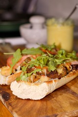 Fresh and tasty sandwich
