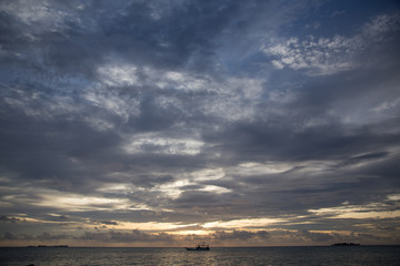 sunset in karimun jawa