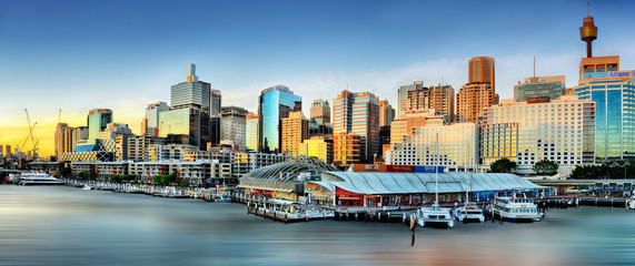 Darling harbor waterfront, Sydney, Australia