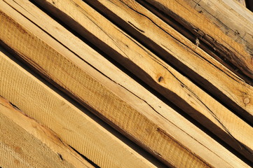 Wood stack together