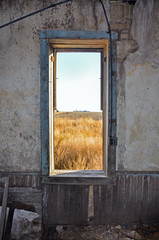 Abandoned room with a view