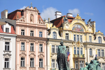 Fototapeta na wymiar Prague's main city square